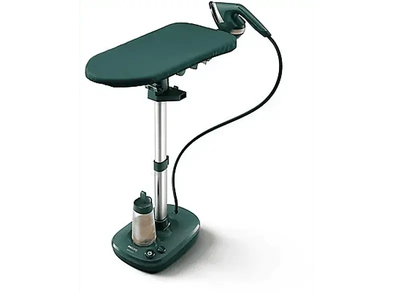 Philips AIS6020/70 All-in-One 6000 Series Bügelkomplettlösung Dampfbügeleisen, Steamer & Bügelbrett (1800 Watt, 1,1 l Wassertank, dunkelgrün/gold)