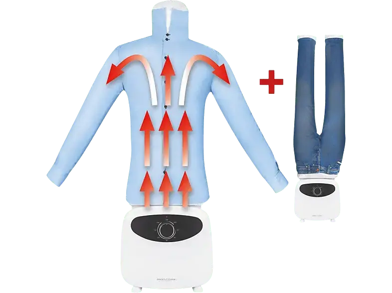 Profi Care PC-HBB 3117 Hemden-/Blusen- und Hosenbügler (1400 Watt Wassertank, Weiß)