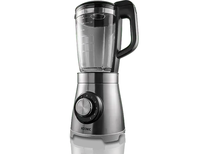 Koenic KBL 10521 M Standmixer (Silber, 1000 Watt, 1.5 l)