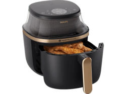 Philips NA332/00 Airfryer 3000 Series, Heißluftfritteuse (6,2 l, 1700 Watt, Schwarz/Kupfer)