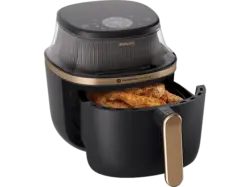 Philips NA332/00 Airfryer 3000 Series, Heißluftfritteuse (6,2 l, 1700 Watt, Schwarz/Kupfer)