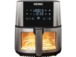 Koenic KAF 71523 B Air Fryer Hei&szlig;luftfritteuse 7,2 l, 1500 Watt, Silber