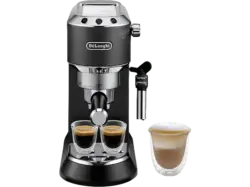 De'Longhi EC685.BK Dedica Style Espressomaschine (Schwarz, 1350 Watt, 15 bar)