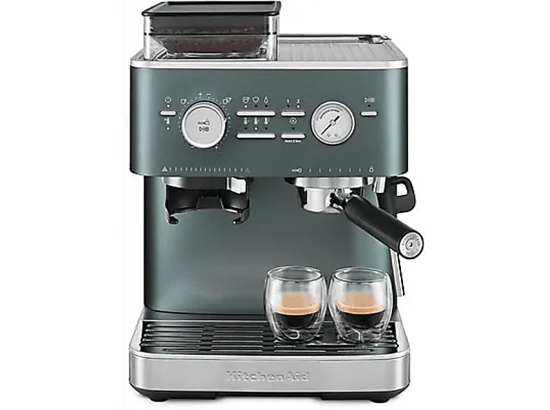 Kitchen Aid 5KES6551EJP Espressomaschine mit Mühle (Juniper, 1500 Watt, 15 bar)