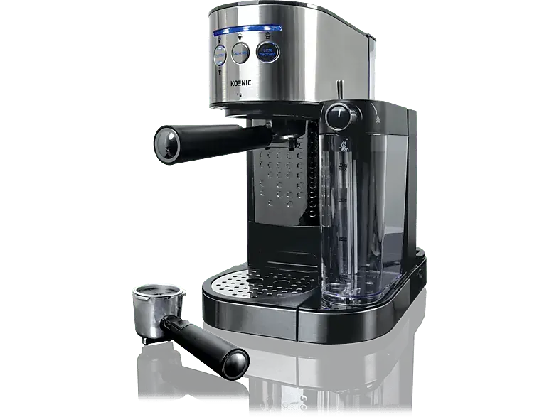 Koenic KEM 2024 M Espressomaschine (Silber, 1470 Watt, 20 bar)