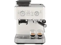 Kitchen Aid 5KES6551EPL Espressomaschine mit Mühle (White, 1500 Watt, 15 bar)