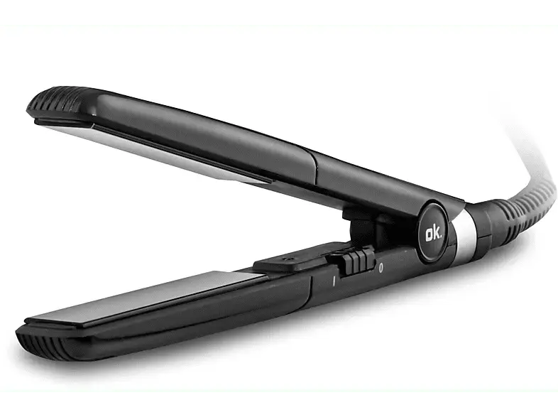 ok. OTS 1822B 1822 B Glätteisen (Keramik, Temperaturstufen: bis 180°C, Schwarz)