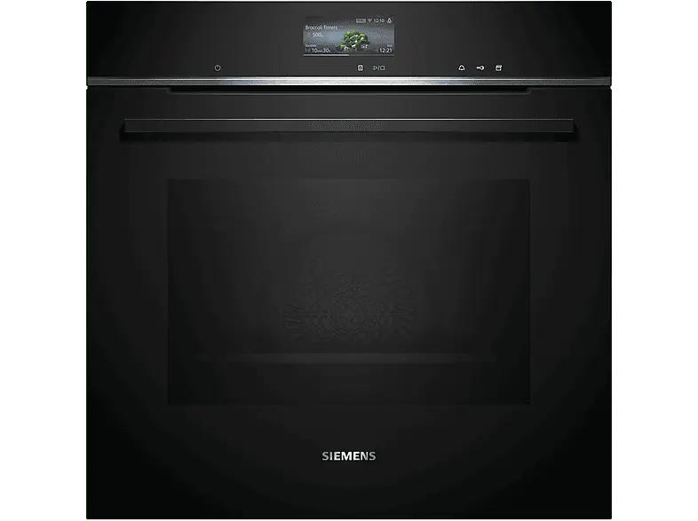 Siemens HS736G3B1 iQ700, Dampfbackofen (71 l, Schwarz, 594 mm breit, A+)