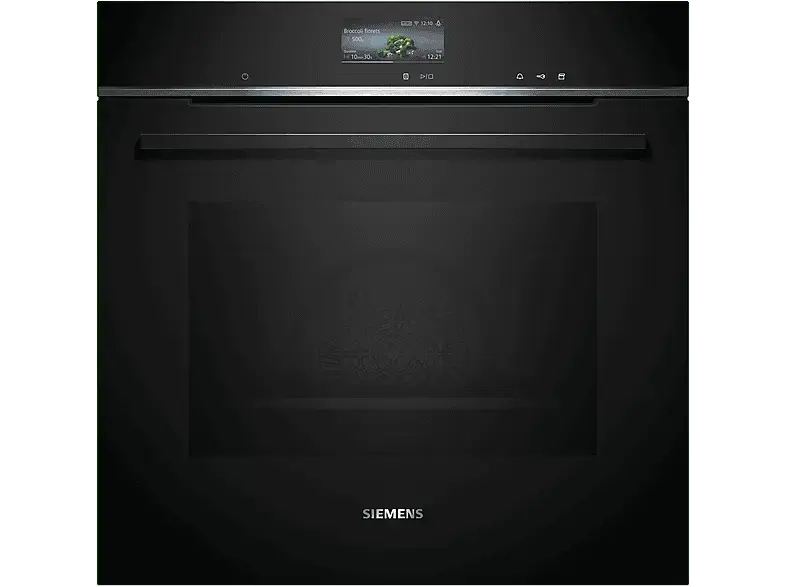 Siemens HS736G3B1 iQ700, Dampfbackofen (71 l, Schwarz, 594 mm breit, A+)
