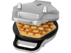 Clatronic WA 3772 Bubble Waffeleisen, Silber, 700 Watt