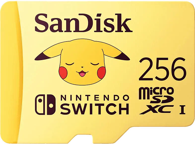 SandISK Pokémon™ Gengar microSD™-Karte 256 GB für Nintendo Switch; Flash-Speicherkarte