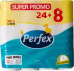 Kaufland хипермаркет PERFEX Тоалетна хартия трипластова - до 22-02-26