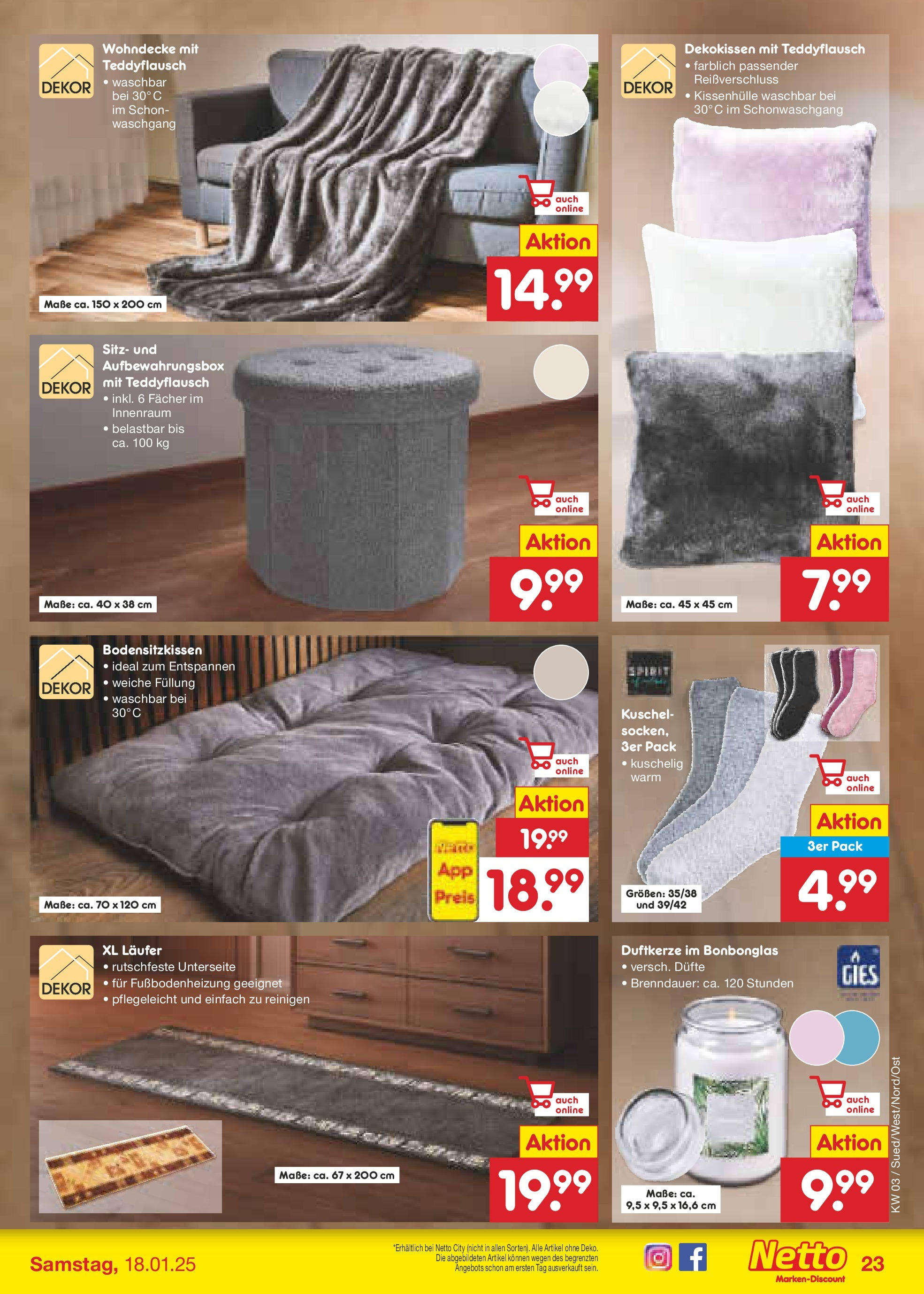 Netto Marken-Discount - Netto: Wochenangebote (ab 12.01.2025) » Angebote | Seite: 33 | Produkte: Vivo, Ecksofa, Kommode, Couchtisch