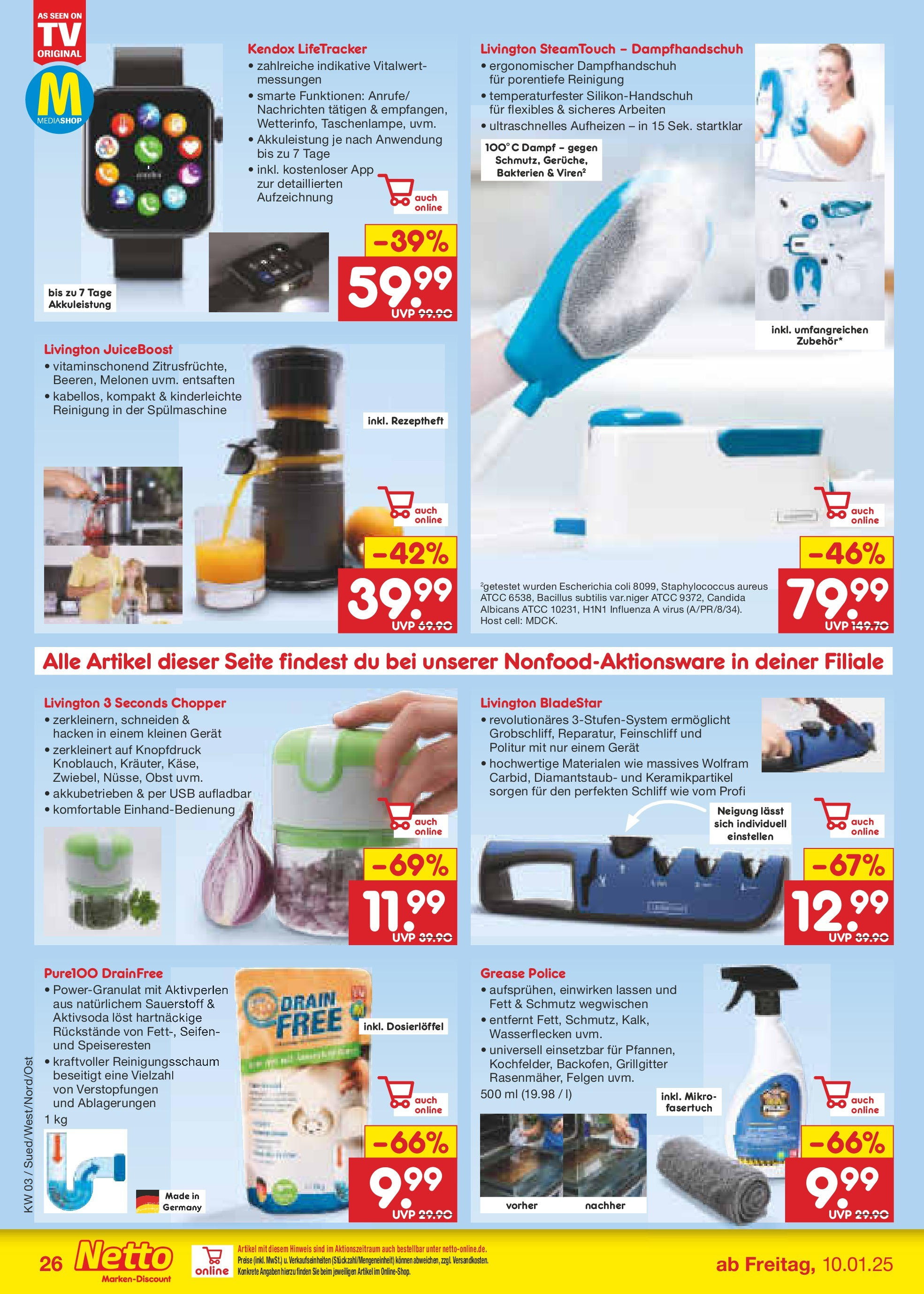 Netto Marken-Discount - Netto: Wochenangebote (ab 12.01.2025) » Angebote | Seite: 38 | Produkte: Sony, USB, PC, TV