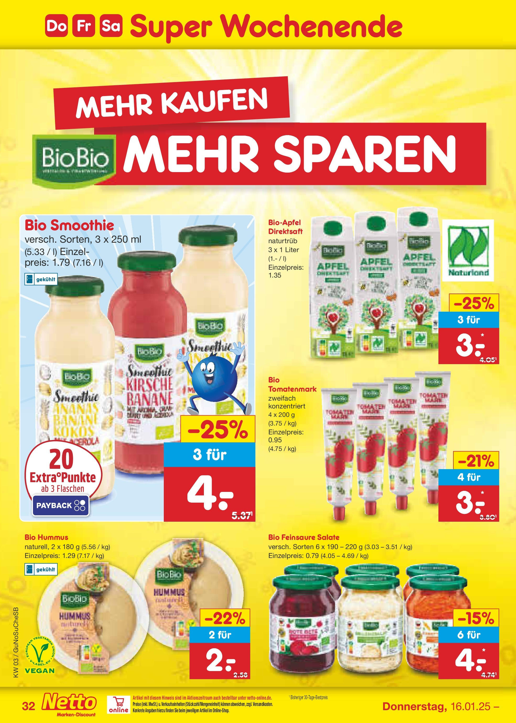 Netto Marken-Discount - Netto: Wochenangebote (ab 12.01.2025) » Angebote | Seite: 46 | Produkte: Äpfel