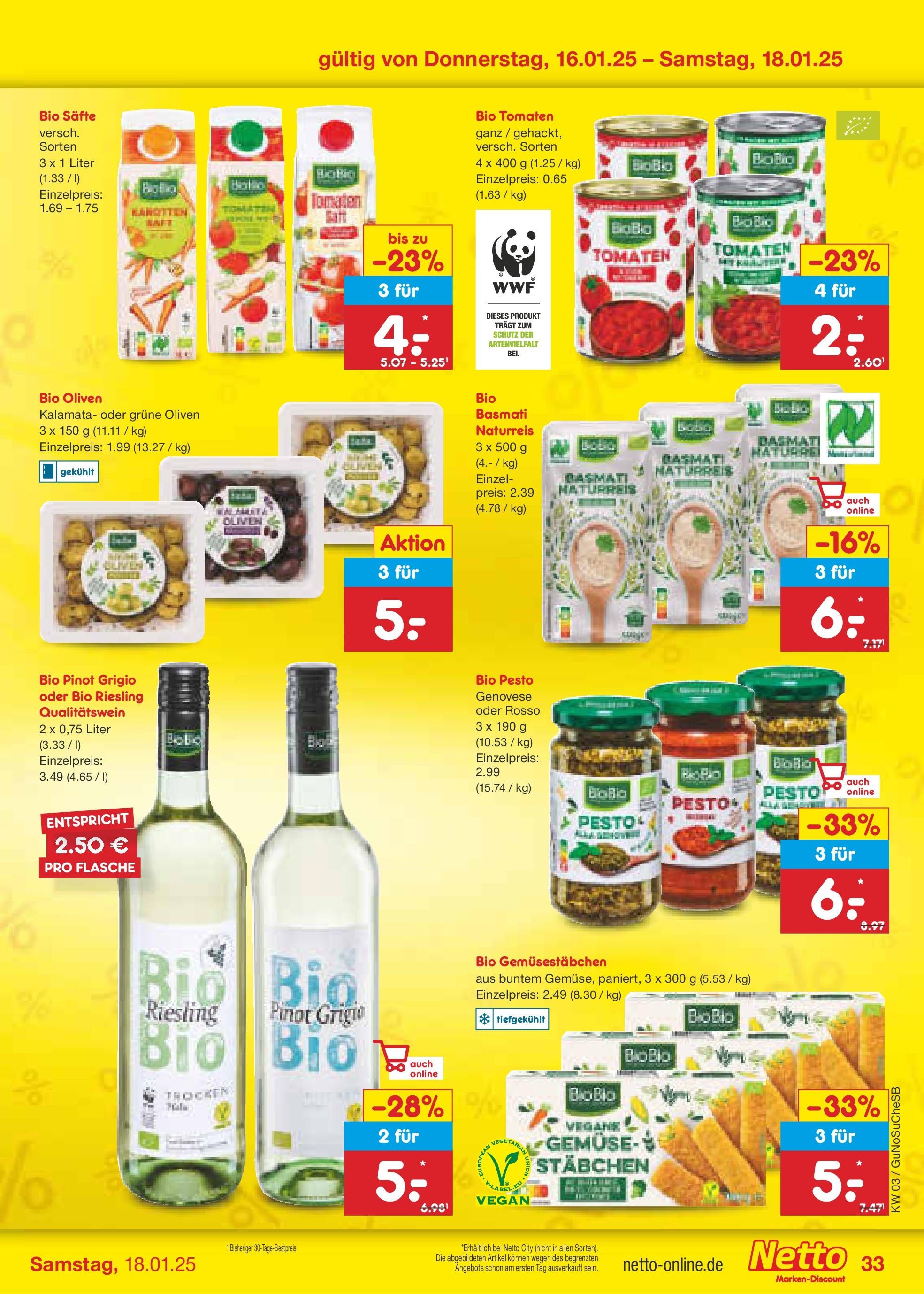 Netto Marken-Discount - Netto: Wochenangebote (ab 12.01.2025) » Angebote | Seite: 47 | Produkte: Tomaten, Gemüse