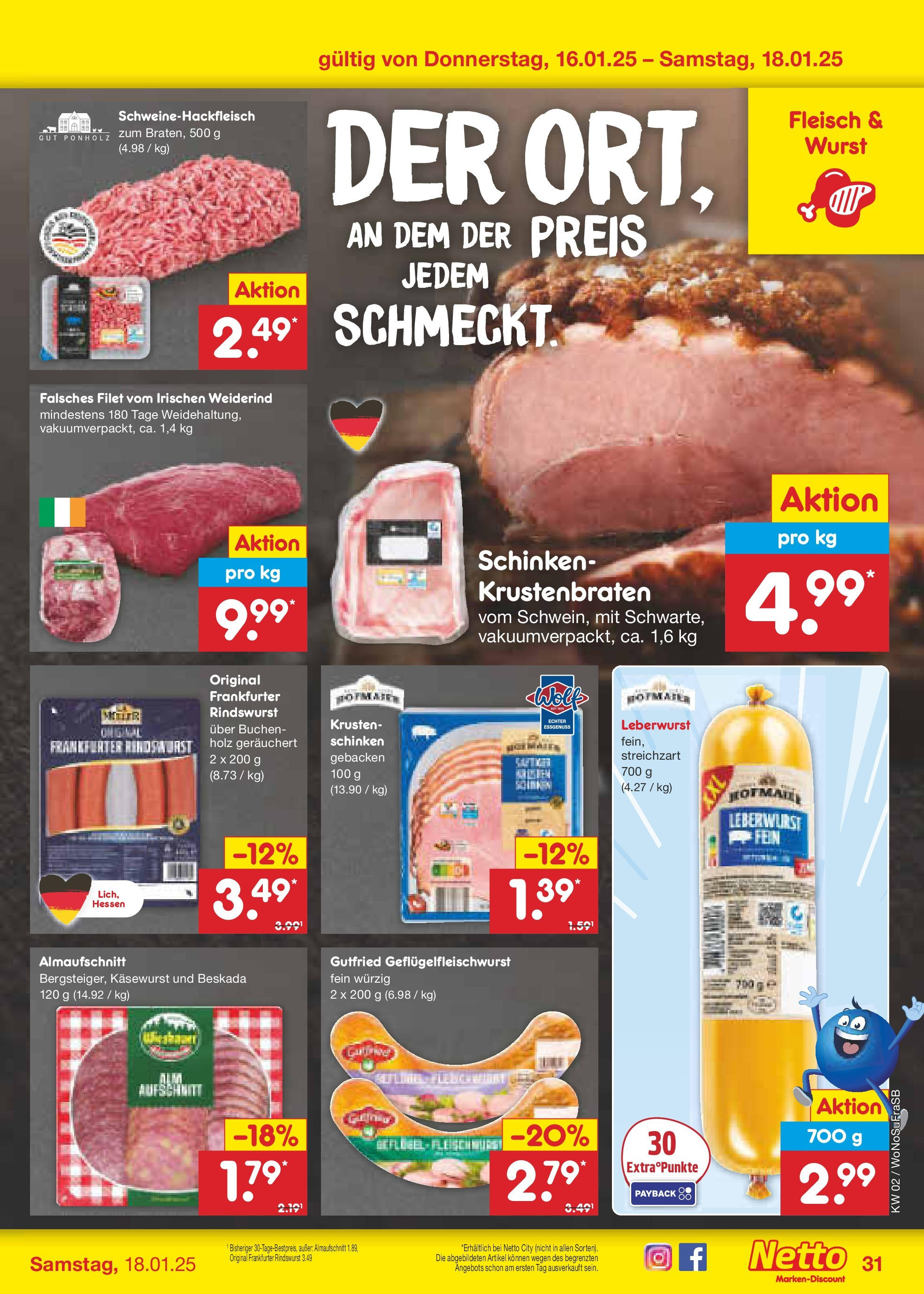 Netto Marken-Discount - Netto: Wochenangebote (ab 12.01.2025) » Angebote | Seite: 45 | Produkte: Äpfel