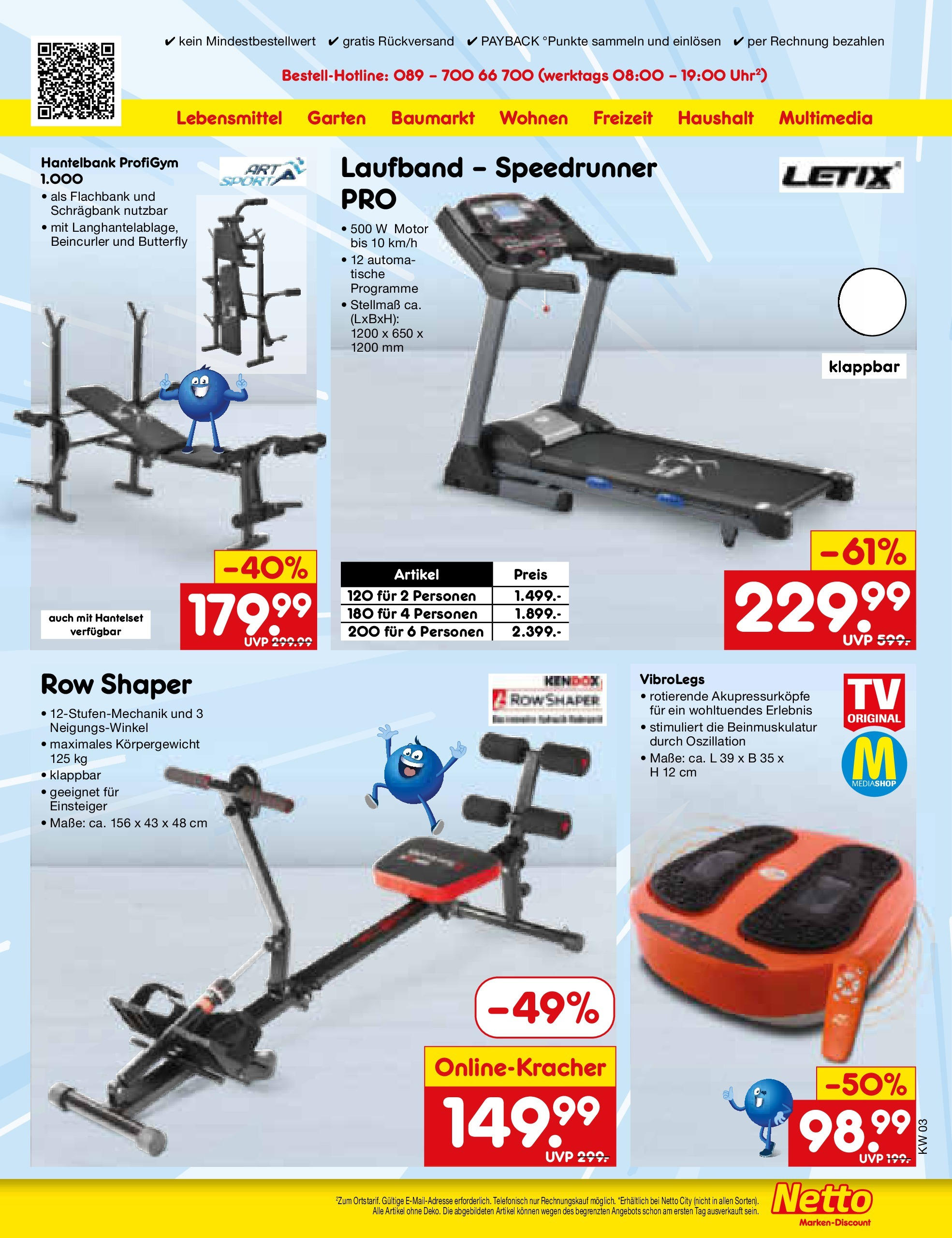 Netto Marken-Discount - Netto: Wochenangebote (ab 12.01.2025) » Angebote | Seite: 41 | Produkte: Laufband