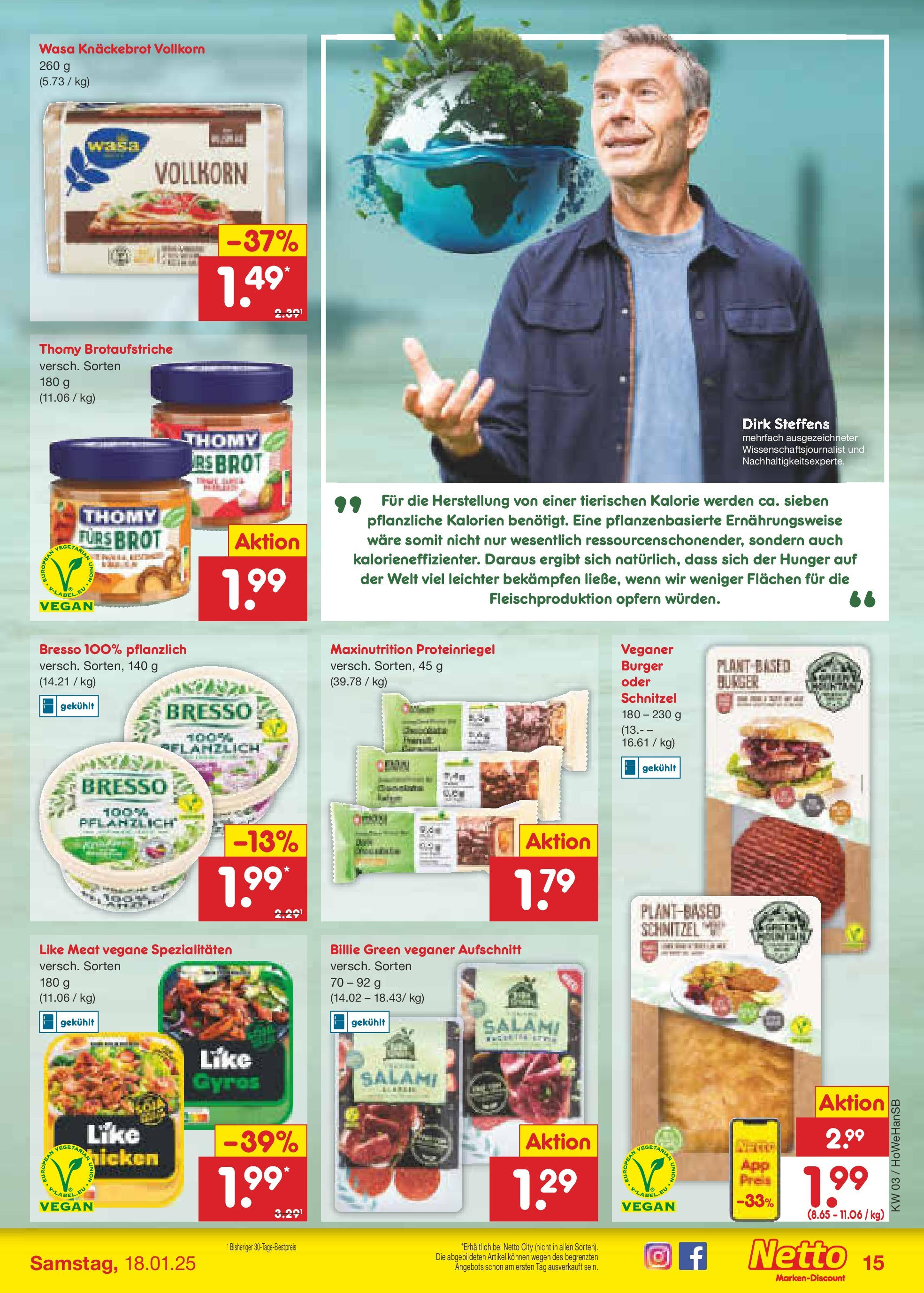 Netto Marken-Discount - Netto: Wochenangebote (ab 12.01.2025) » Angebote | Seite: 23 | Produkte: Burger, Bresso, Gyros, Like meat