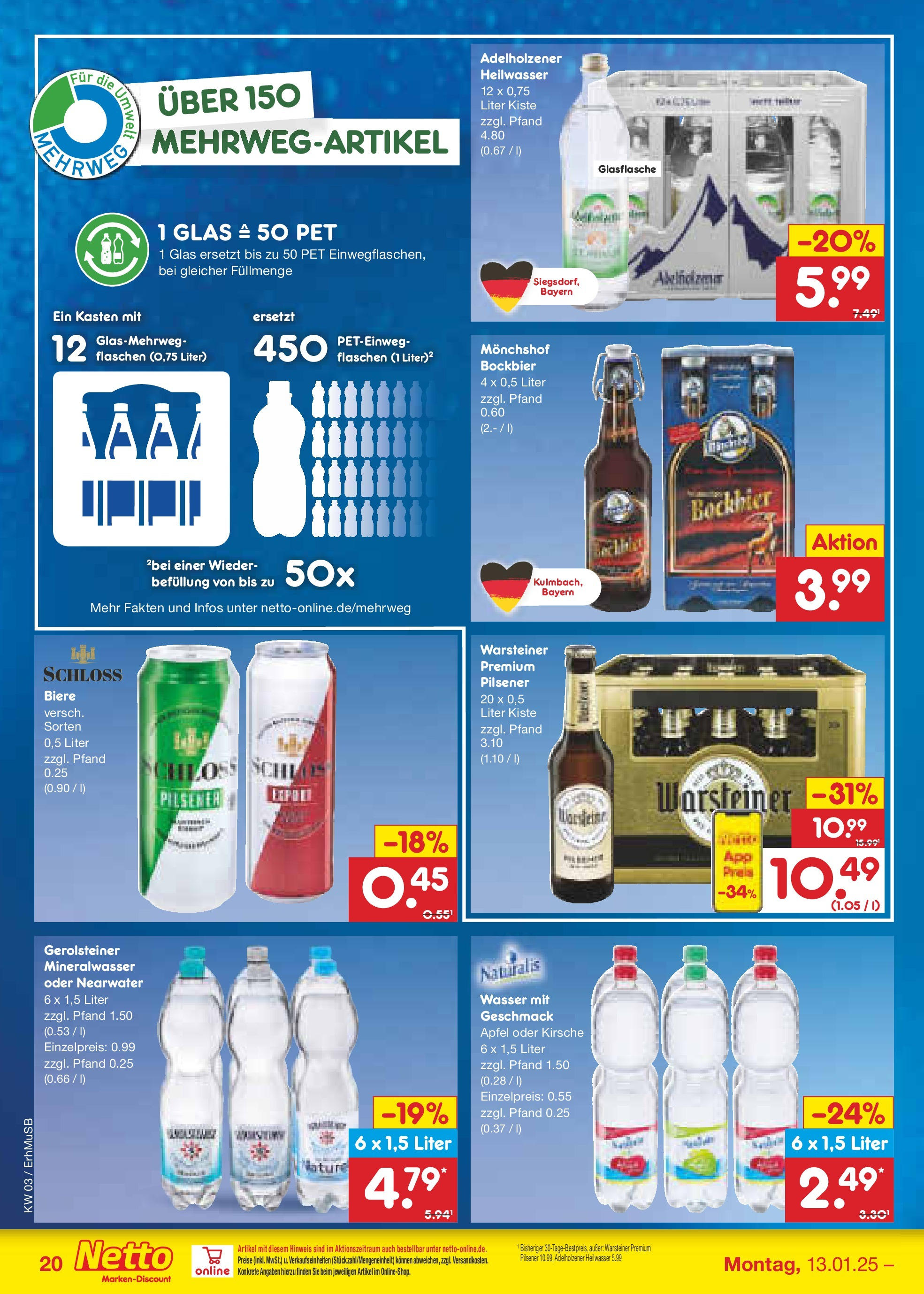 Netto Marken-Discount - Netto: Getränkeangebote (ab 12.01.2025) » Angebote | Seite: 30