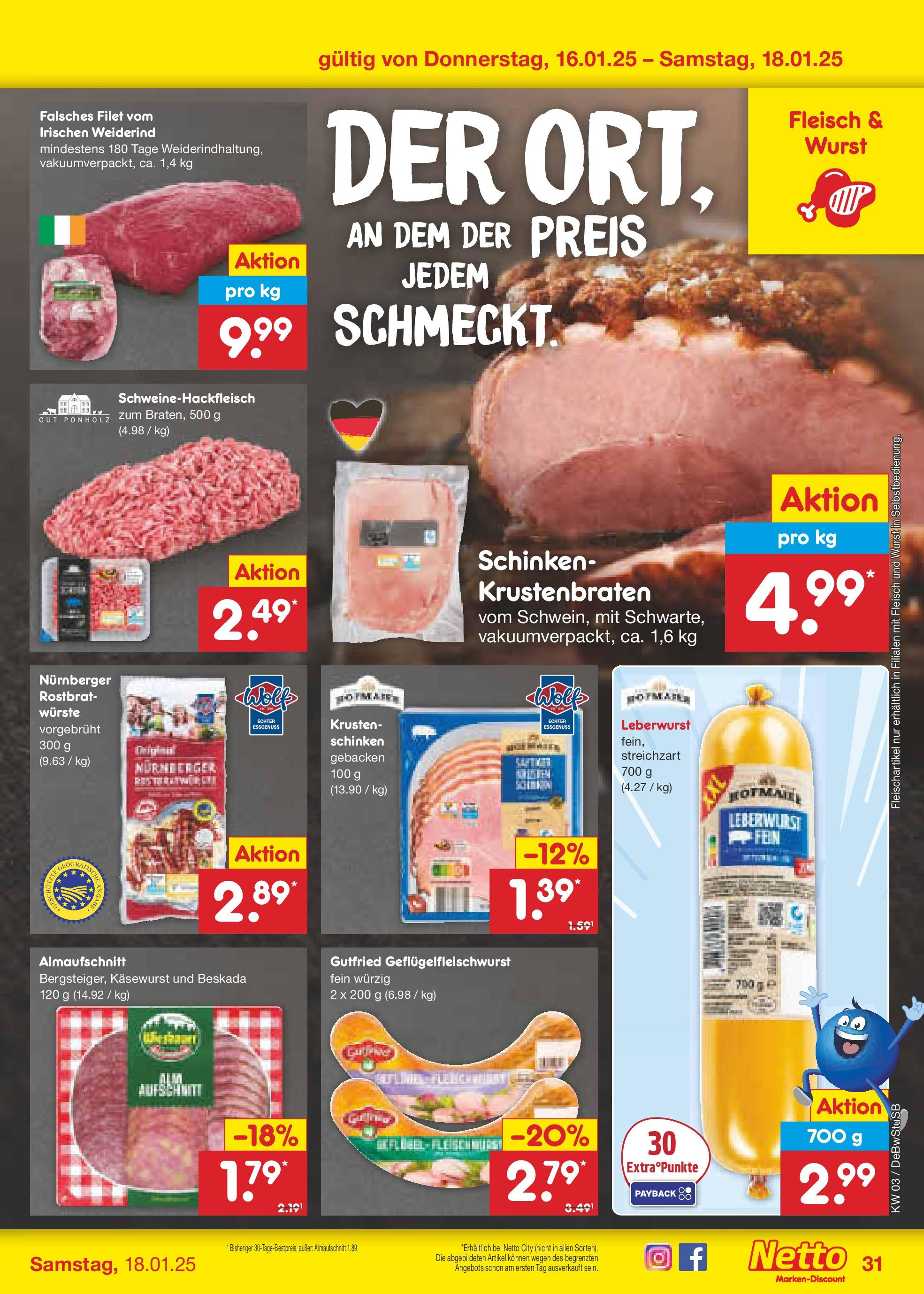 Netto Marken-Discount - Netto: Wochenangebote (ab 12.01.2025) » Angebote | Seite: 45 | Produkte: Äpfel