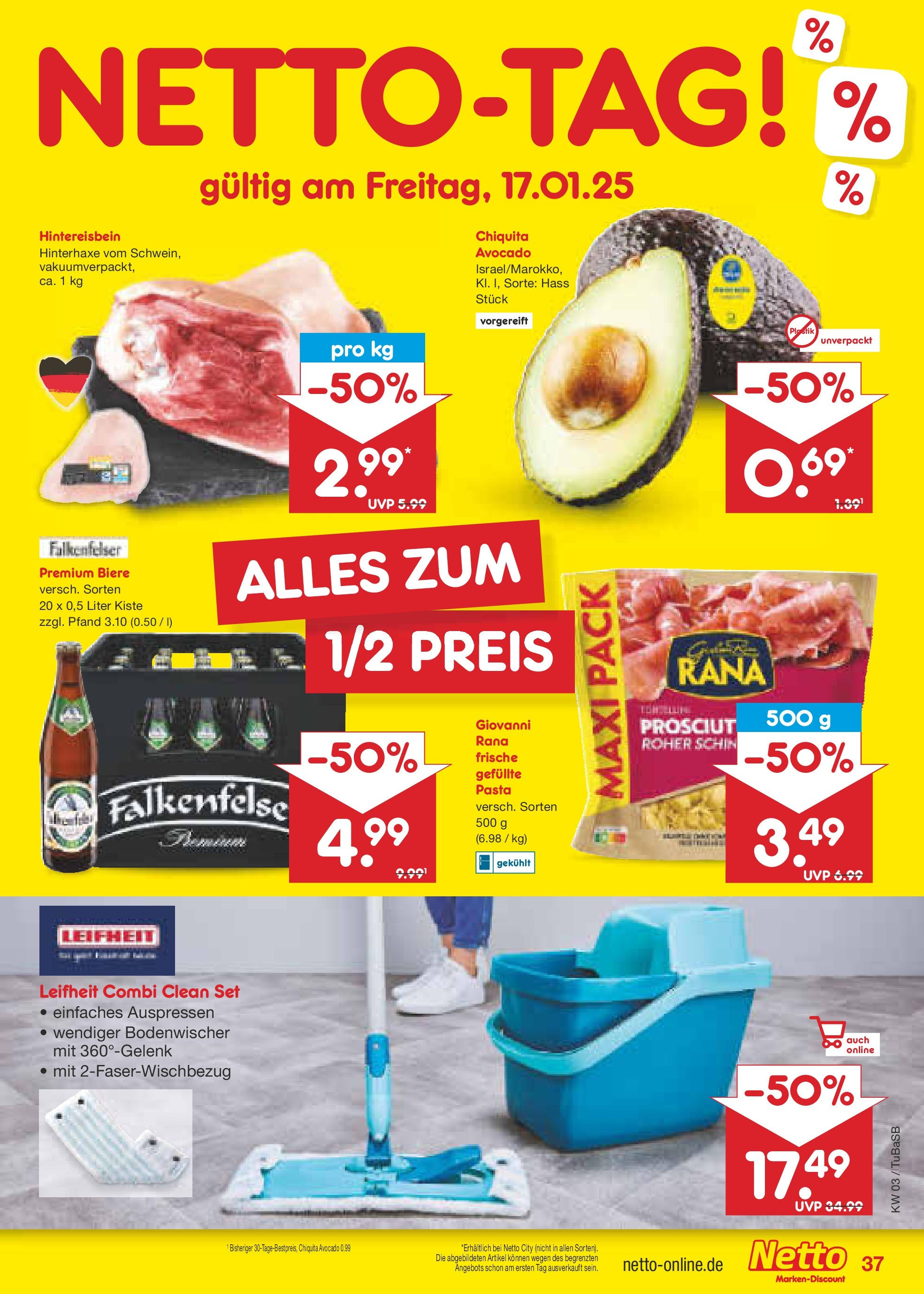 Netto Marken-Discount - Netto: Wochenangebote (ab 12.01.2025) » Angebote | Seite: 53 | Produkte: Avocado, Pasta