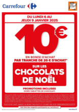 OPERATION BON D’ACHAT SUR LES CHOCOLATS DE NOEL