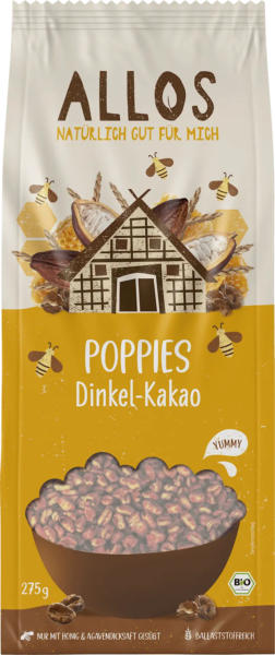 Allos Müsli, Poppies Dinkel-Kakao