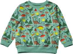 ALANA Sweatshirt mit Dino-Muster, grün, Gr. 110