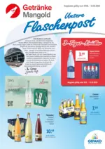 Gefako Getränke Mangold: Angebote - bis 13.01.2025