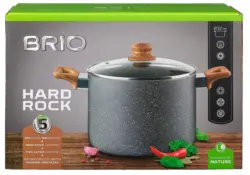 BRIO Тенджера Hard Rock Ø22 см