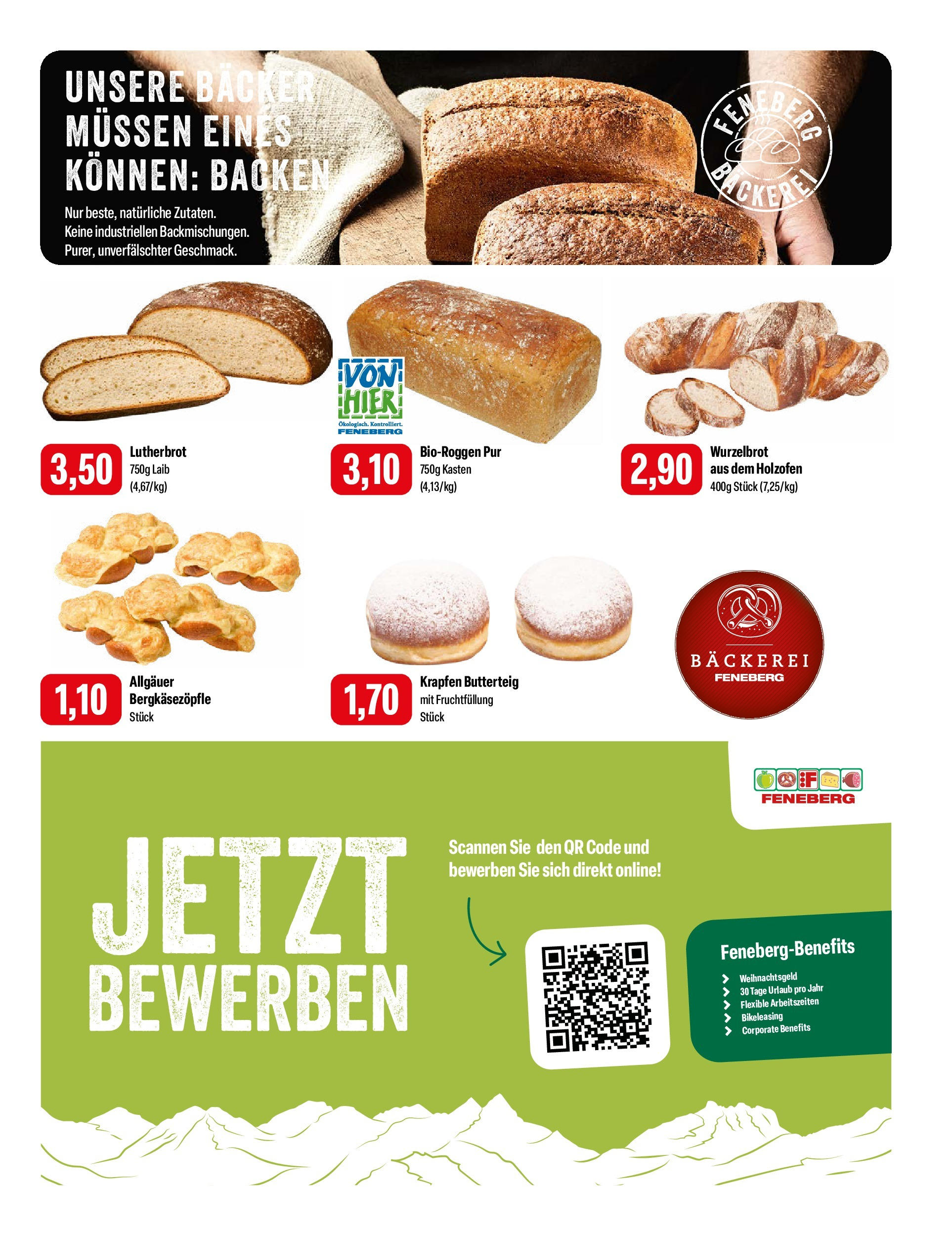 Feneberg Angebote (ab 16.01.2025) zum Blättern | Seite: 5 | Produkte: Bäckerei