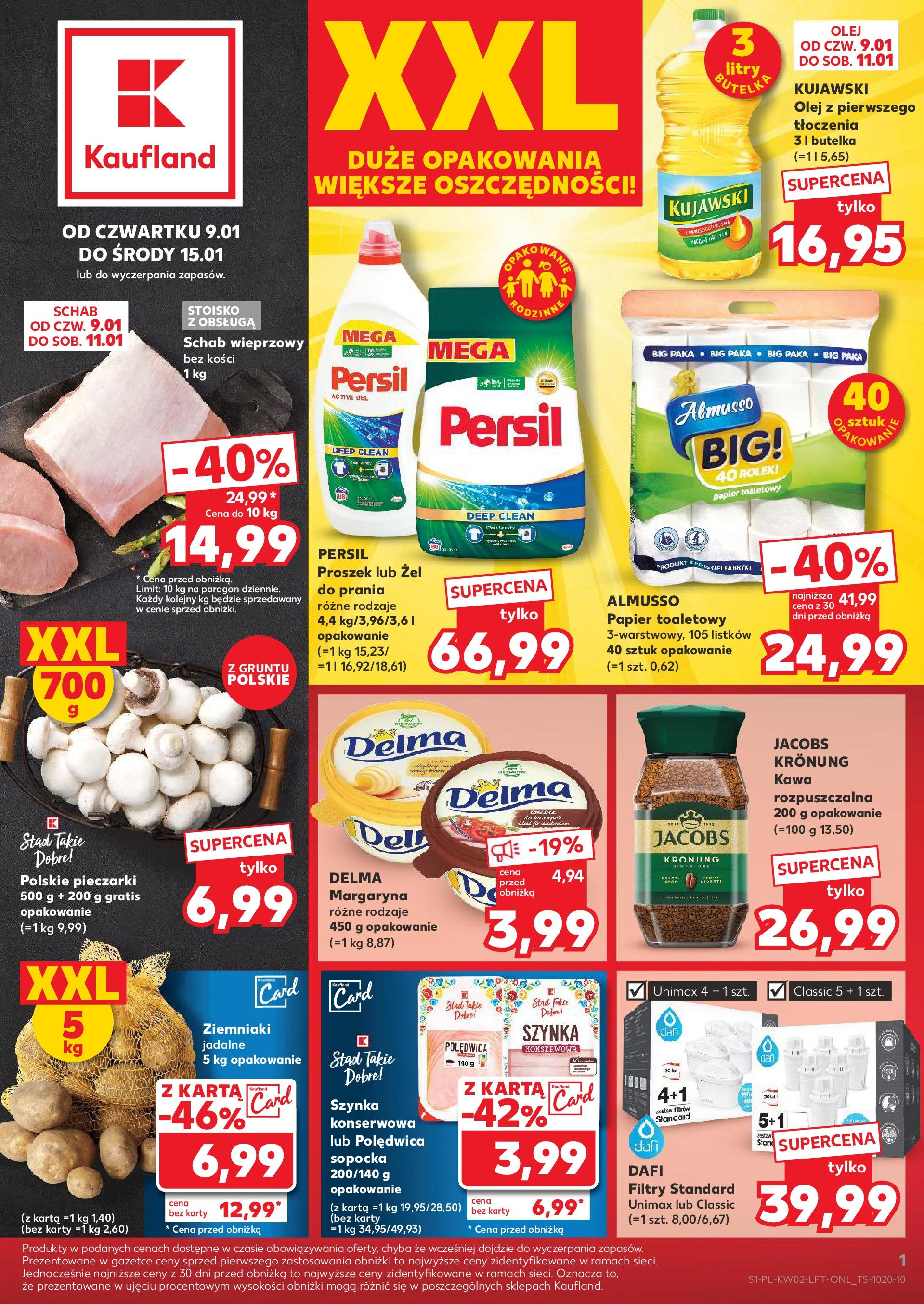 KAUFLAND gazetka promocyjna 09.01.2025 - Promocje - Numer strony 1