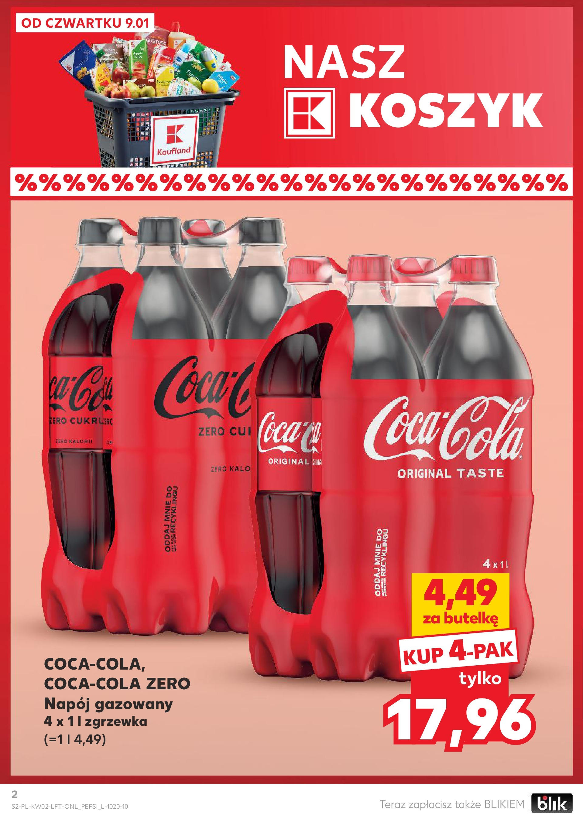 Kaufland gazetka od 09.01.2025 - od jutra PDF | Strona: 2 | Produkty: Mleko