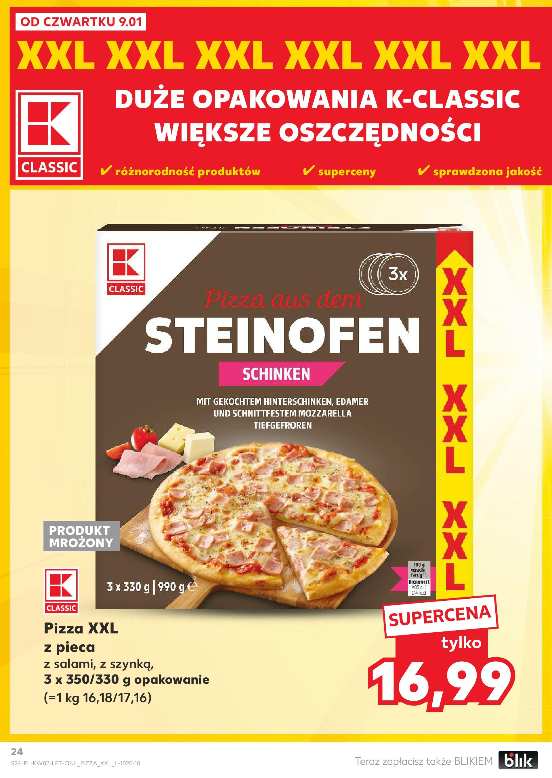 Kaufland gazetka od 09.01.2025 - od jutra PDF | Strona: 24 | Produkty: Pizza, Mozzarella