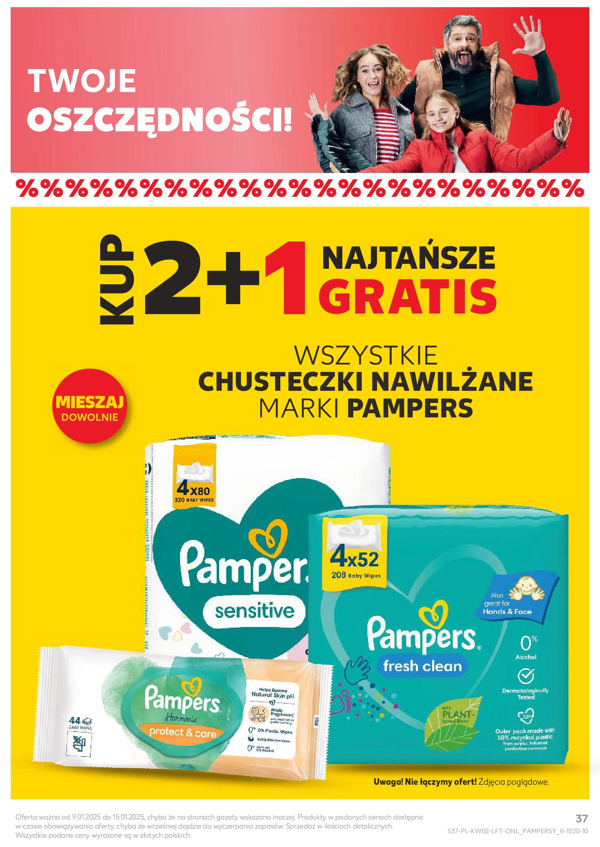 Kaufland gazetka od 09.01.2025 - od jutra PDF | Strona: 37 | Produkty: Pampers