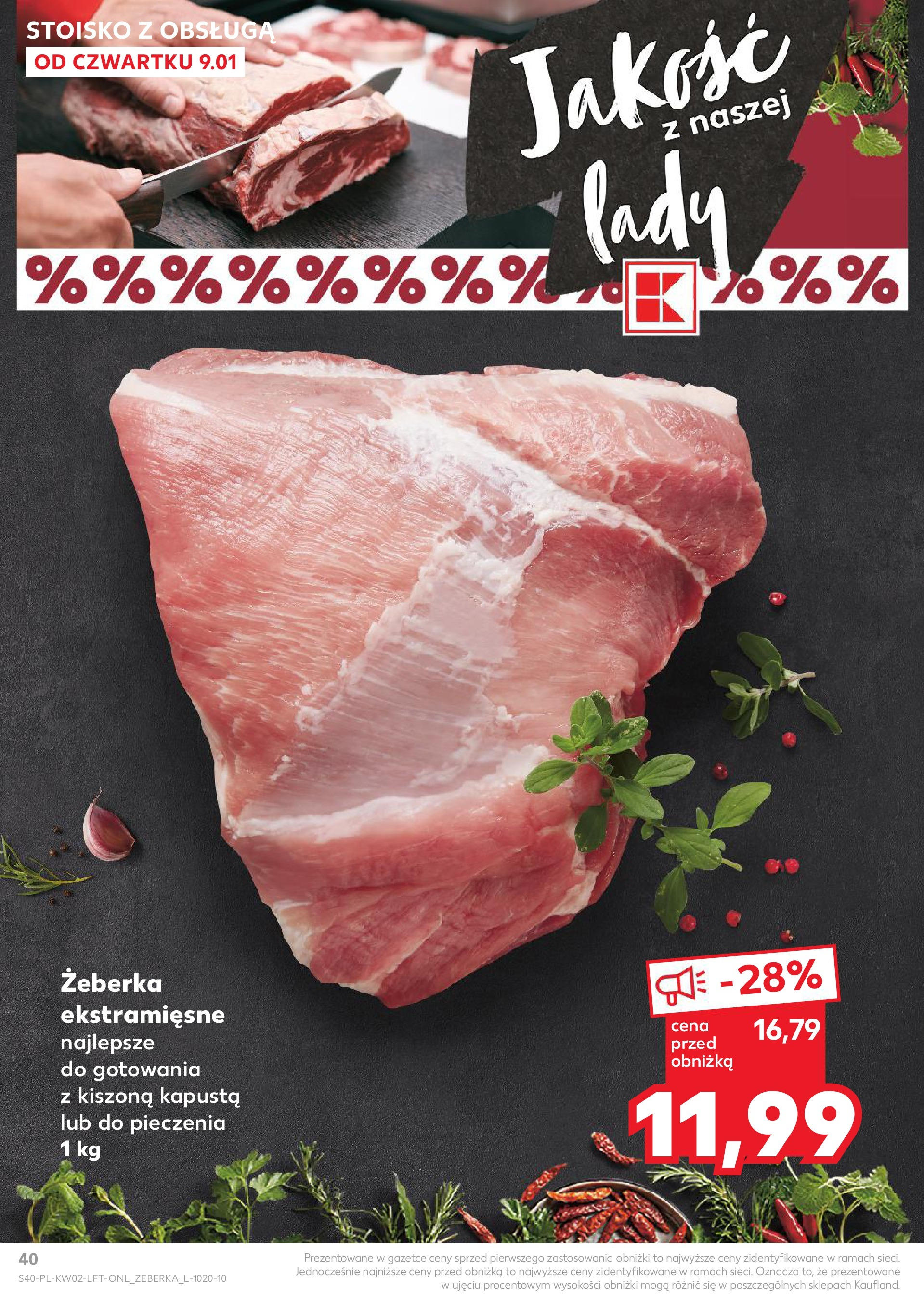 Kaufland gazetka od 09.01.2025 - od jutra PDF | Strona: 40 | Produkty: Kapusta