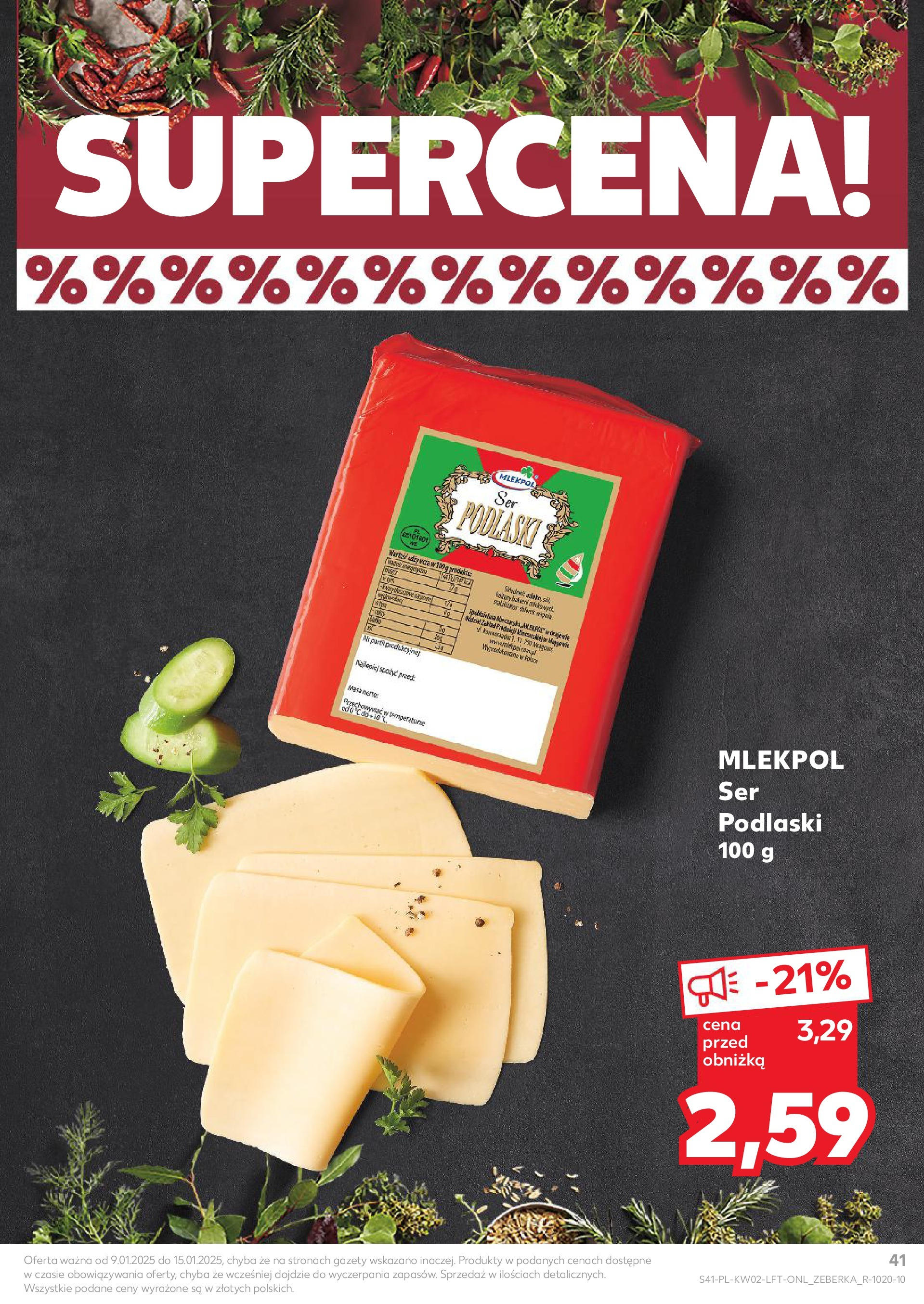 Kaufland gazetka od 09.01.2025 - od jutra PDF | Strona: 41