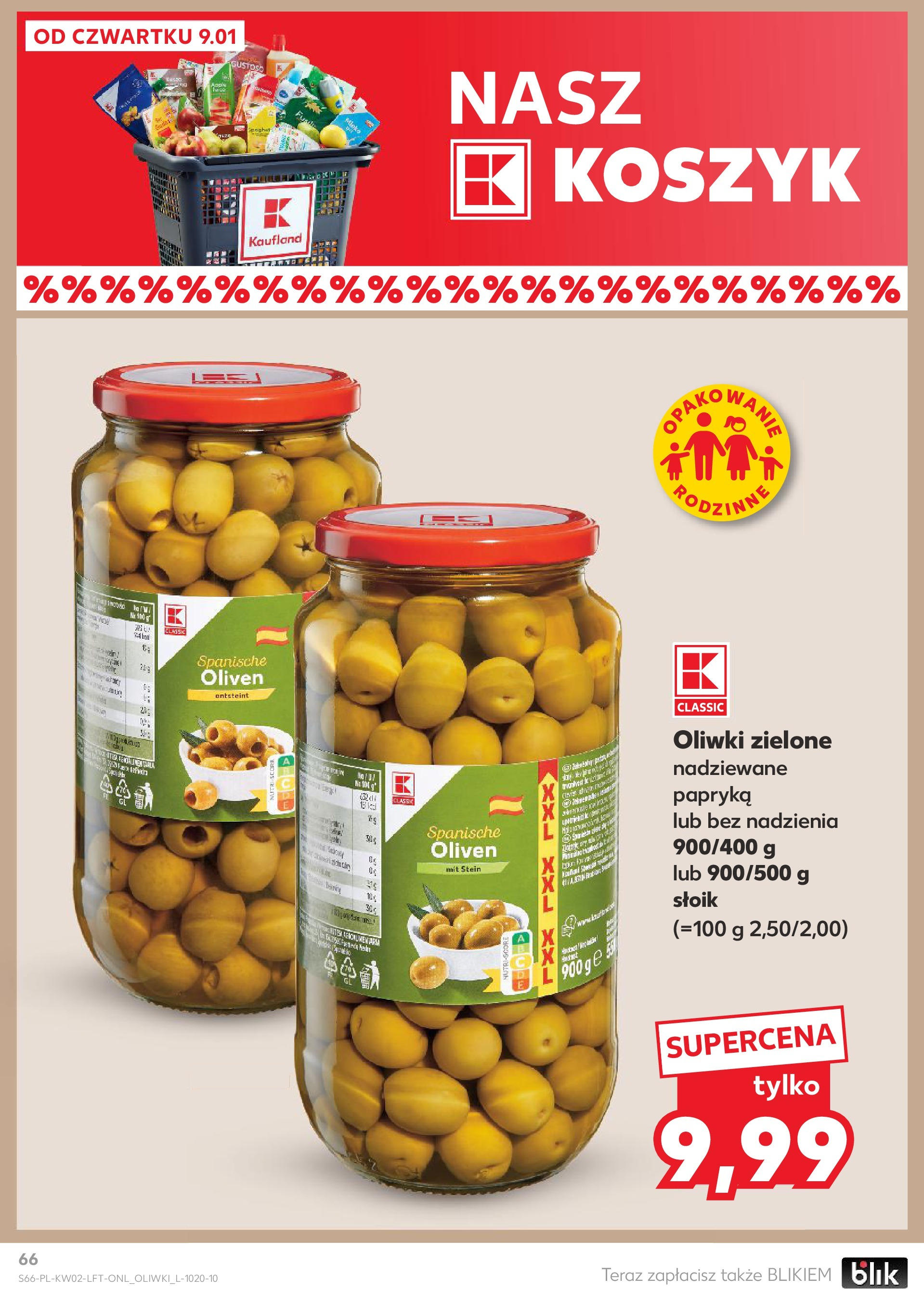 Kaufland gazetka od 09.01.2025 - od jutra PDF | Strona: 66 | Produkty: Por, Oliwki zielone, Papryka