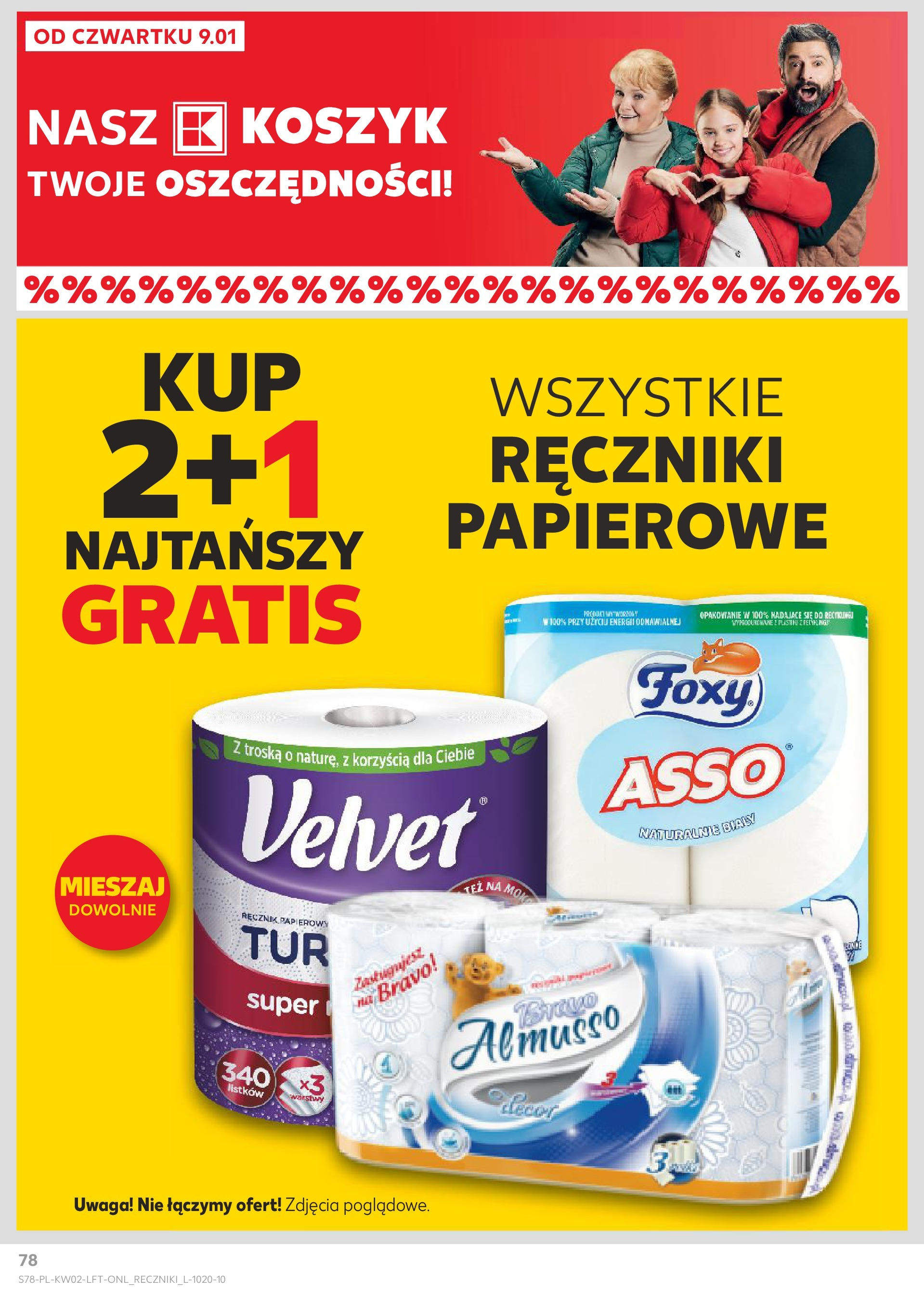 Kaufland gazetka od 09.01.2025 - od jutra PDF | Strona: 78 | Produkty: Ręcznik papierowy