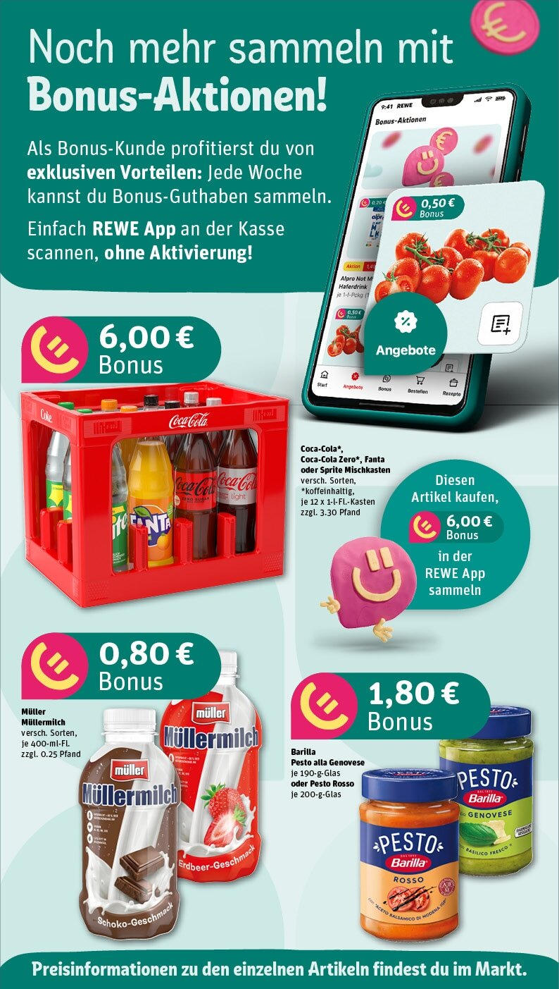 Rewe - Biberach, Eisenbahnstr. 9/11 (ab 13.01.2025) zum Blättern » Angebote | Seite: 4 | Produkte: Fanta, Sprite, Alpro, Muller mullermilch