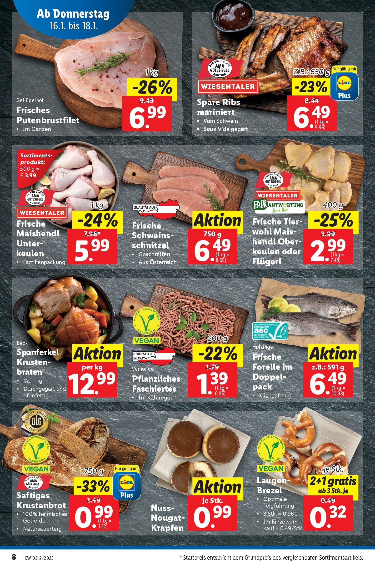 Lidl Flugblatt - Wien ab 16.01.2025 - Angebote ab donnerstag | Seite: 8 | Produkte: Getreide