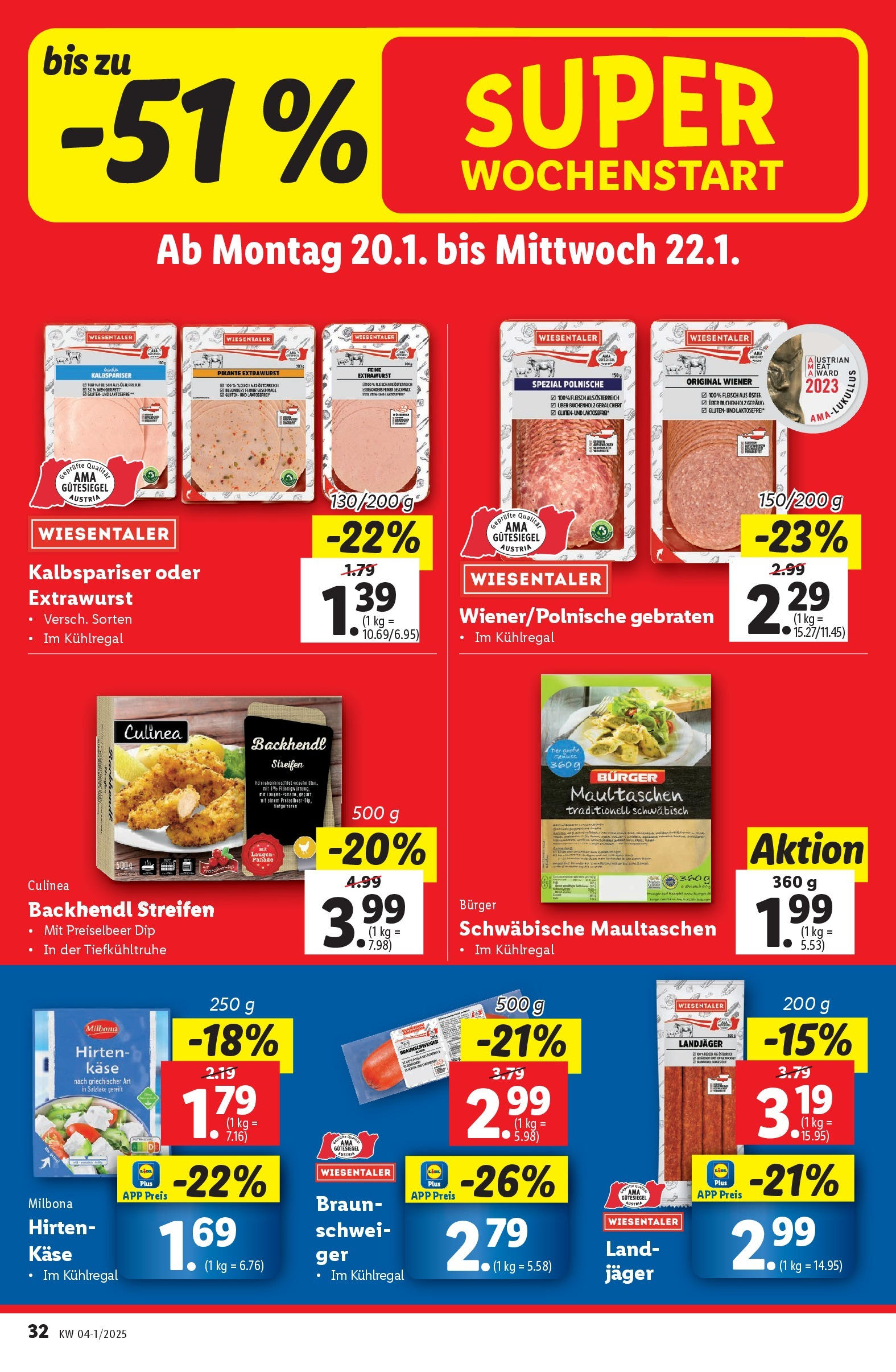 Lidl Flugblatt - Wien ab 16.01.2025 - Angebote ab donnerstag | Seite: 34 | Produkte: Käse