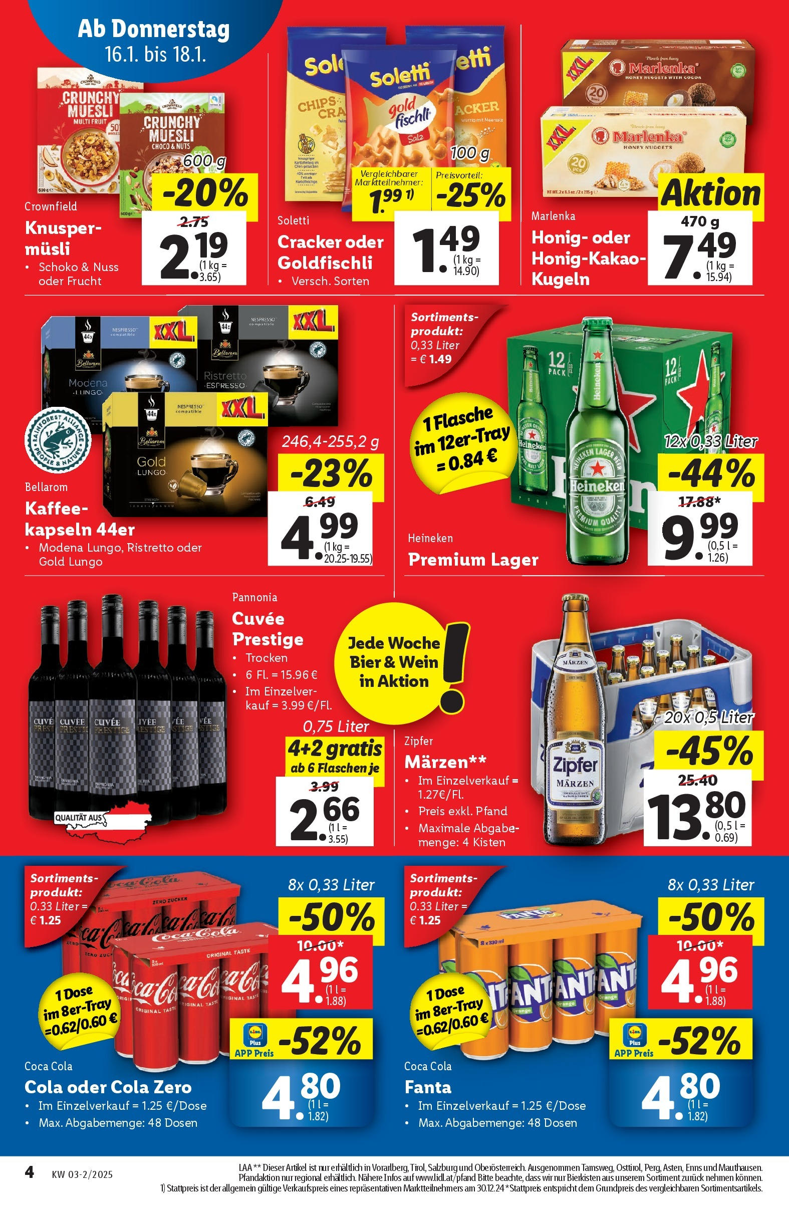 Lidl Flugblatt - Salzburg, Jenbach, Dornbirn ab 15.01.2025 - Angebote ab donnerstag | Seite: 4