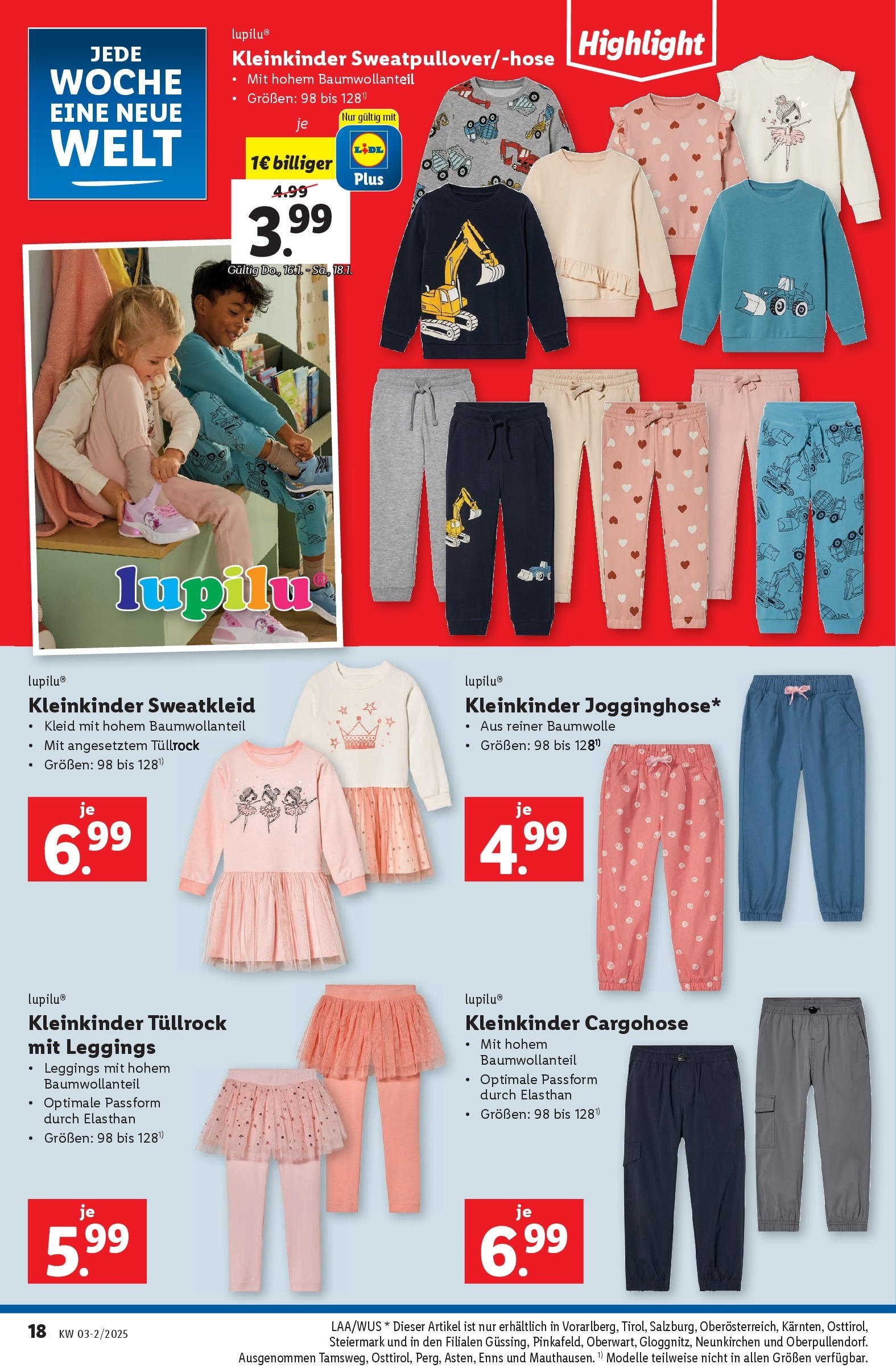 Lidl Flugblatt - Graz, Klagenfurt, Obewart ab 15.01.2025 - Angebote ab donnerstag | Seite: 18