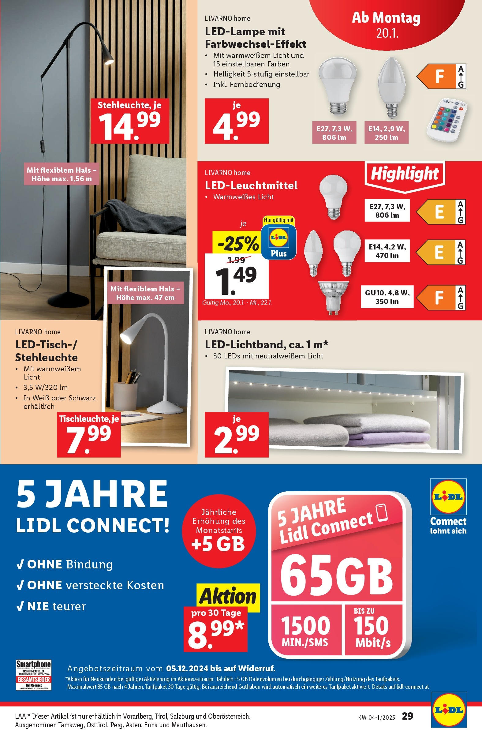 Lidl Flugblatt - Salzburg, Jenbach, Dornbirn ab 15.01.2025 - Angebote ab donnerstag | Seite: 31