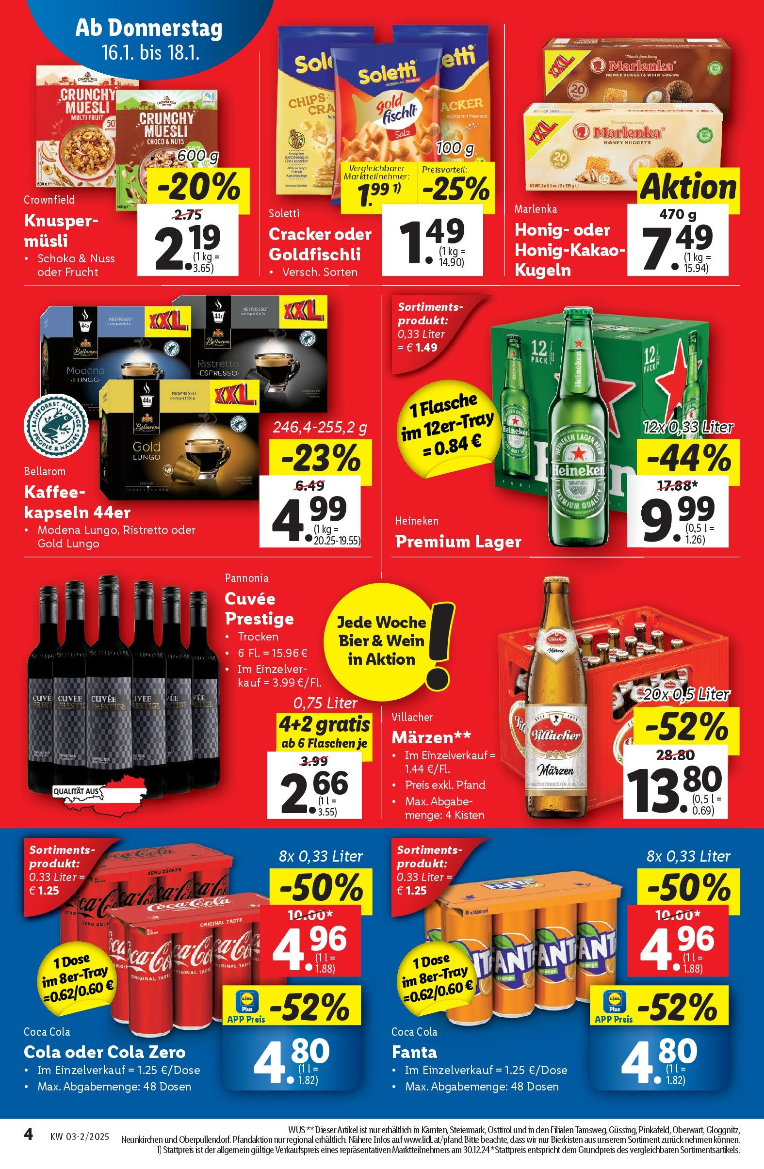 Lidl Flugblatt - Graz, Klagenfurt, Obewart ab 15.01.2025 - Angebote ab donnerstag | Seite: 4