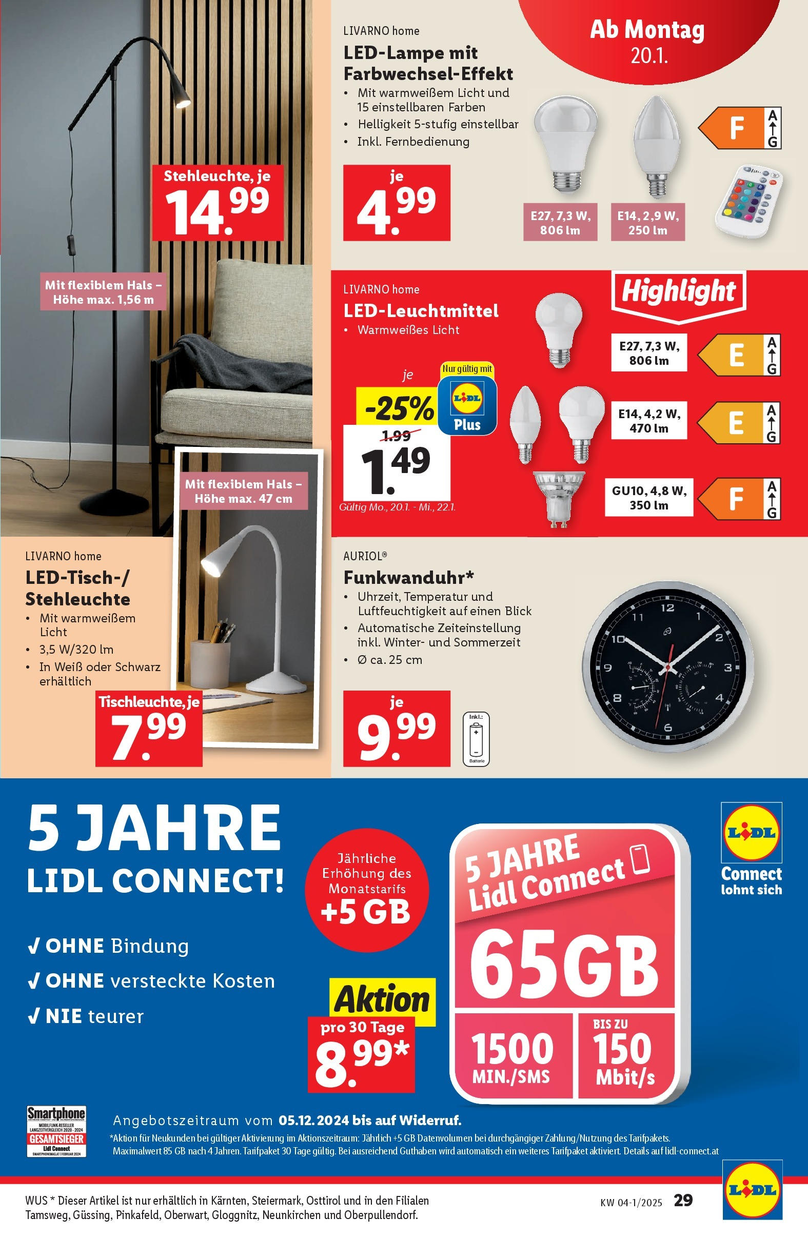 Lidl Flugblatt - Graz, Klagenfurt, Obewart ab 15.01.2025 - Angebote ab donnerstag | Seite: 31