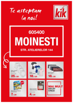 Previzualizarea de cataloage: Kik Moinești valabil de la 08.01.2025