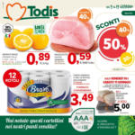 Todis Sconti 40%50%30% - al 19.01.2025